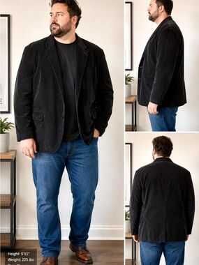 Men’s GAP Black Velvet Blazer.  Xl